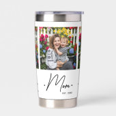 Gourde Isotherme Mom Established Script 3 Photo White (Gauche)