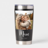 Gourde Isotherme Mom Established Script Black Photo (Couvercle)