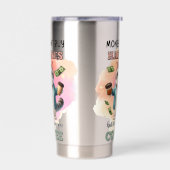 Gourde Isotherme Money Can't Buy Happiness Funny Cat Lover Gift  (Gauche)