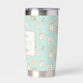 Gourde Isotherme Monnaie Objectif Maman Chat Boho Casquettes de pri (Gauche)