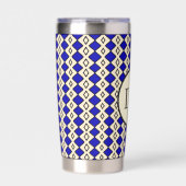 Gourde Isotherme Monogramme Bleu Royal (Extérieur)