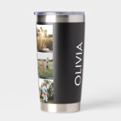 Gourde Isotherme Monogramme de collection photo moderne (Gauche)