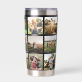 Gourde Isotherme Monogramme de collection photo moderne (Couvercle)