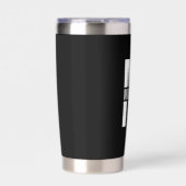 Gourde Isotherme Monogramme et nom personnalisés (Extérieur)