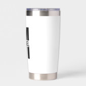 Gourde Isotherme Monogramme et nom personnalisés (Couvercle)