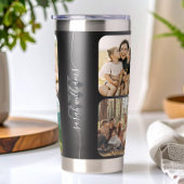 Gourde Isotherme Monogramme Nom personnalisé 6 Collage photo