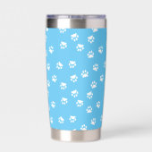 Gourde Isotherme monogramme Pawprints (Couvercle)