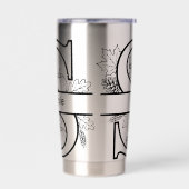 Gourde Isotherme Monogramme S d'automne (Gauche)