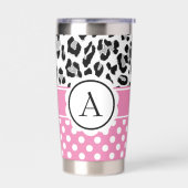 Gourde Isotherme Monographie des points et des animaux de fille (Gauche)