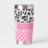 Gourde Isotherme Monographie des points et des animaux de fille (Couvercle)