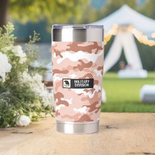 Gourde Isotherme Motif de camouflage pêche douce