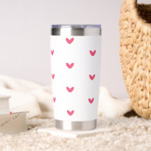Motif de coeurs roses doux Moderne