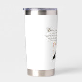 Gourde Isotherme Mug avec des ailes comme les aigles (Gauche)