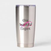 Gourde Isotherme Mug Chic, Beau, Élégant (Extérieur)