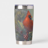 Gourde Isotherme "Noël arrive" Cardinal (Extérieur)