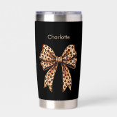 Gourde Isotherme Nom de l'arc léopard noir (Couvercle)