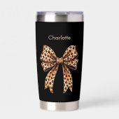 Gourde Isotherme Nom de l'arc léopard noir (Extérieur)