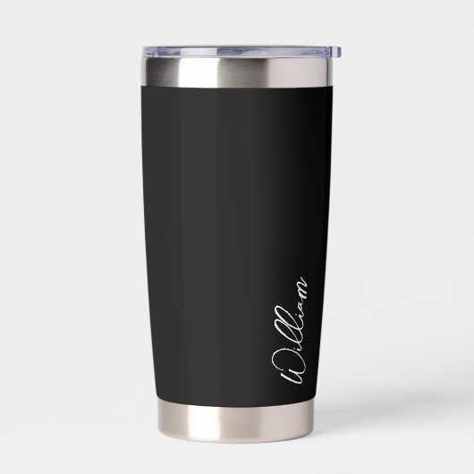 Gourde Isotherme Nom personnalisé du script moderne (Gauche)