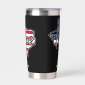 Gourde Isotherme Nom personnalisé Texas (Gauche)