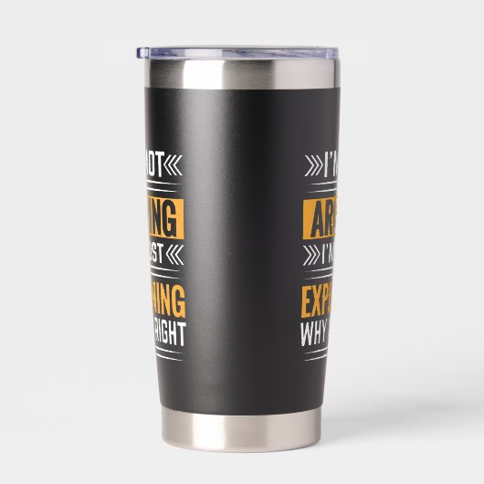 Gourde Isotherme Not Arguing Just Right-64691 (Gauche)