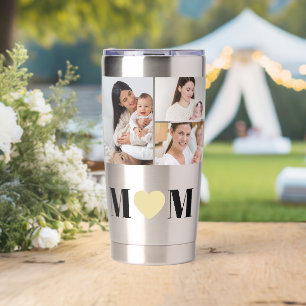 Gourde Isotherme Nous vous aimons Maman Collage de photos personnal