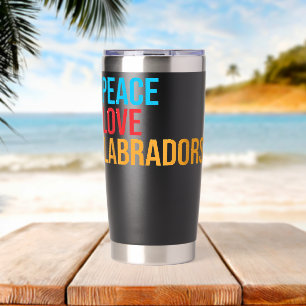 Gourde Isotherme Paix Amour Labrador