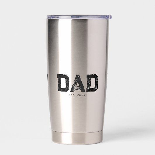 Gourde Isotherme Papa a créé un nouveau cadeau pour papa (Gauche)
