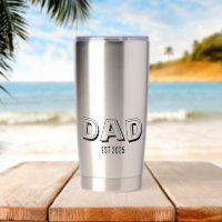 Papa a établi le cadeau de typographie moderne pou