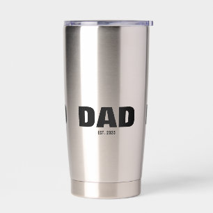 Gourde Isotherme Papa a établi un nouveau cadeau de papa isolé