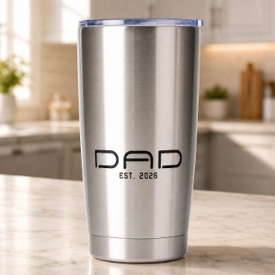 Gourde Isotherme Papa a fondé un nouveau cadeau pour papa