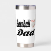 Gourde Isotherme Papa de baseball (Couvercle)