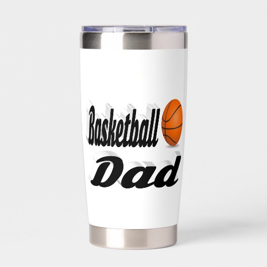 Gourde Isotherme Papa de basket-ball (Extérieur)