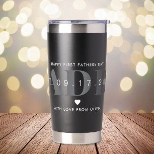 Gourde Isotherme Papa Moderne Minimaliste Première Fête des pères