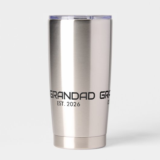 Gourde Isotherme Papi Est Créé Nouveau Cadeau De Papi (Extérieur)