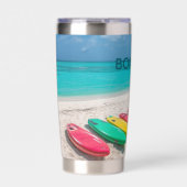 Gourde Isotherme paradis du windsurf de Bonaire (Extérieur)