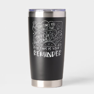 Gourde Isotherme Parfois, vous oubliez que vous êtes génial, VOICI