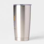 Gourde Isotherme Parleur en acier inoxydable avec logo de l'entrepr (Gauche)