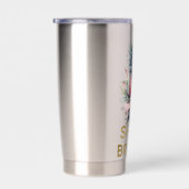 Gourde Isotherme Parties scintillant d'or ananas brillant (Gauche)