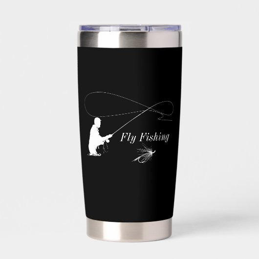 Gourde Isotherme Paruline isolée de pêche à la mouche (Extérieur)