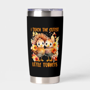 Gourde Isotherme "Paruline isolée Thanksgiving enseignant