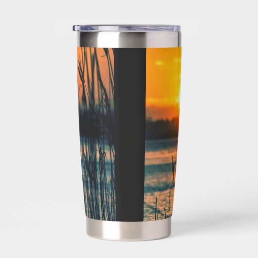 Gourde Isotherme Paruline thermique monographique personnalisée (Gauche)