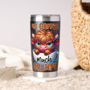 Gourde Isotherme Pas de café beaucoup grincheux 