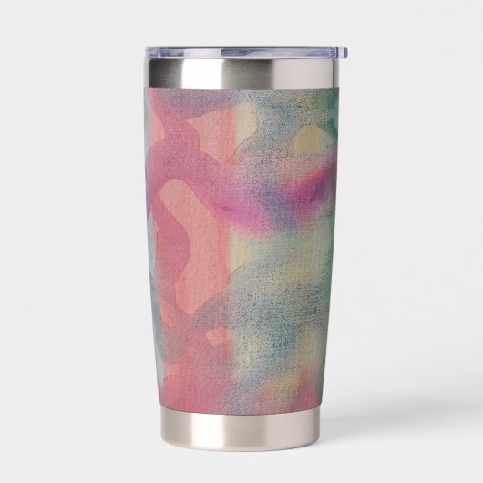 Gourde Isotherme Pastel Art Abstrait (Gauche)