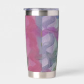 Gourde Isotherme Pastel Art Abstrait (Gauche)