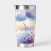 Gourde Isotherme Pastel Sailboat Coastal Dreamscape (Gauche)