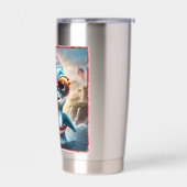 Gourde Isotherme Patriote des enfants Dauphins Splash (Gauche)