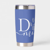 Gourde Isotherme Pawprint maman chien personnalisée (Extérieur)