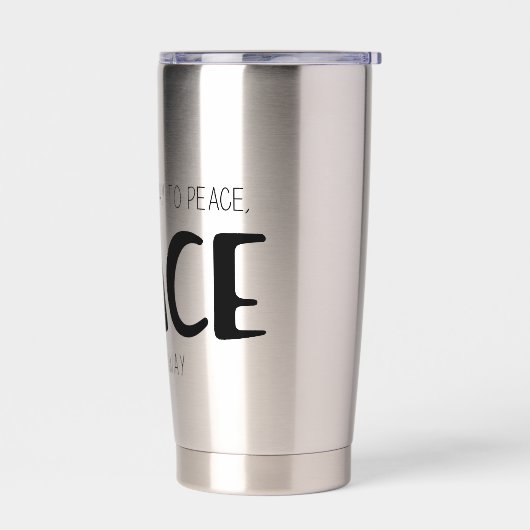 Gourde Isotherme Peace 2 (Gauche)