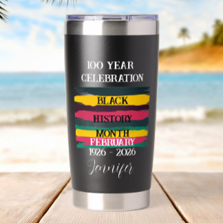 Gourde Isotherme Personalized 100 years celebration black history