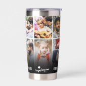 Gourde Isotherme Personalized Best Dad Ever 8 Photo Collage Father (Gauche)